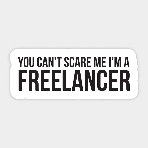 Halloween You Cant Scare Me Im A Freelancer Sticker by RedYolk